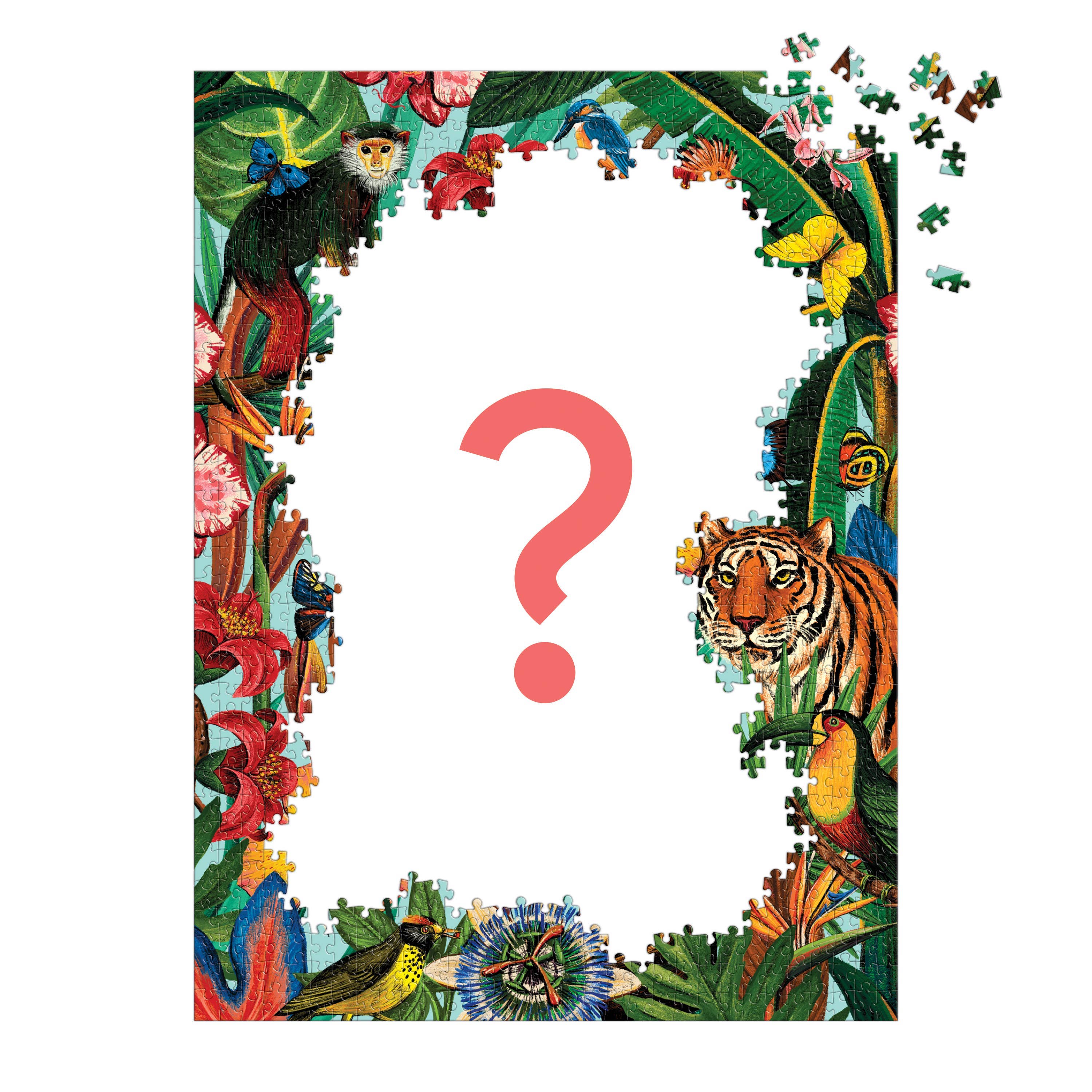 PUZZLE Wild Tropics 1000 Piece Surprise Puzzle