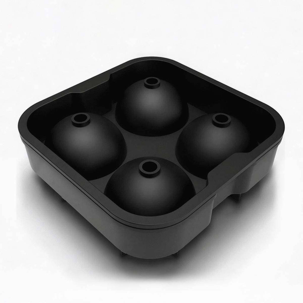 Men's Jumbo 4 Ball Ice Tray | Silicone Ice Ball Mold