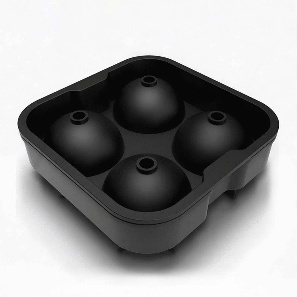 Men's Jumbo 4 Ball Ice Tray | Silicone Ice Ball Mold