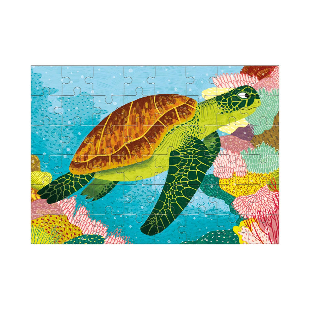 PUZZLE GREEN TURLE-KIDS 48 PC