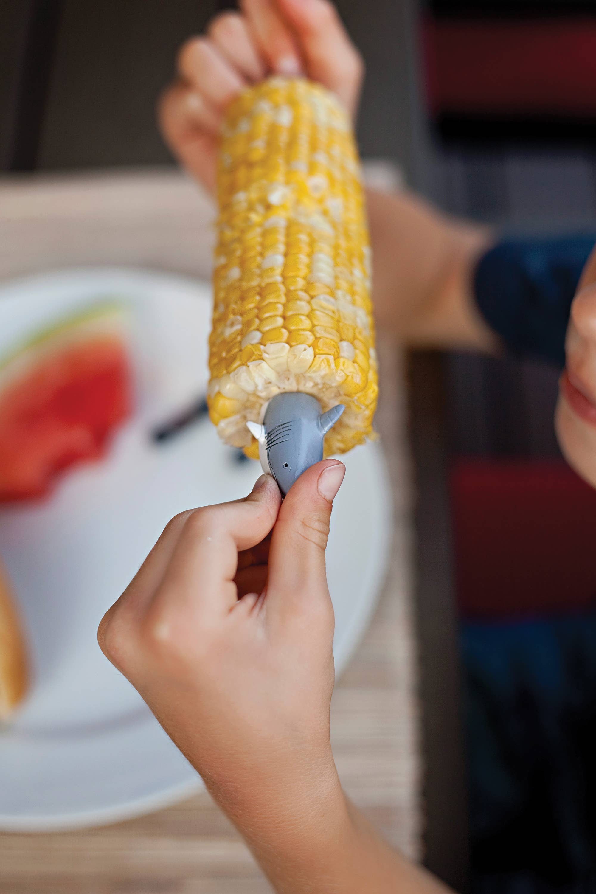 Corn Holder- Shark