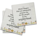 Cocktail Napkin-Mister Rogers