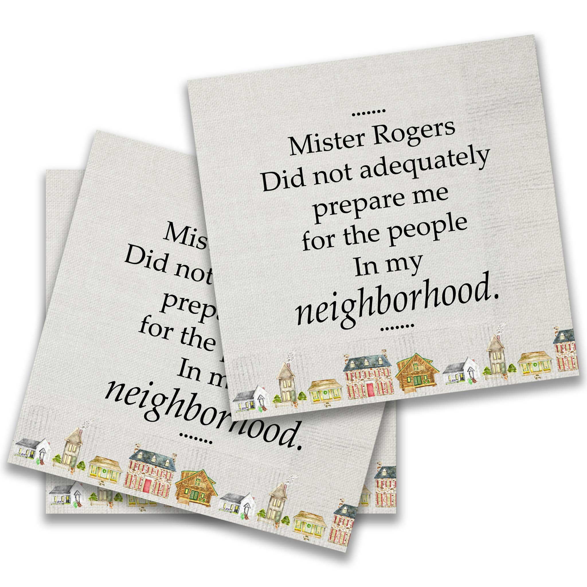 Cocktail Napkin-Mister Rogers