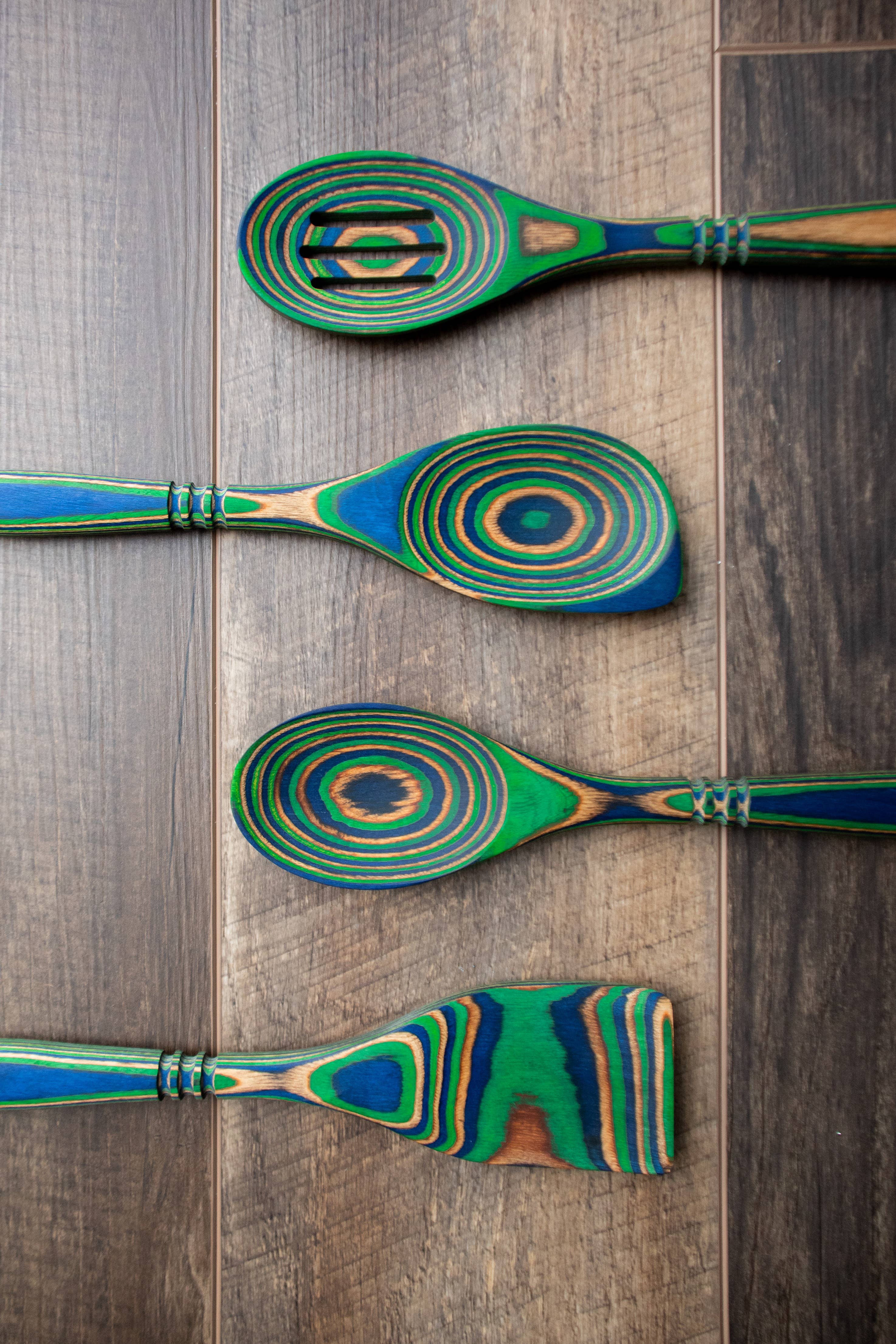 Pakka Spoon-Peacock