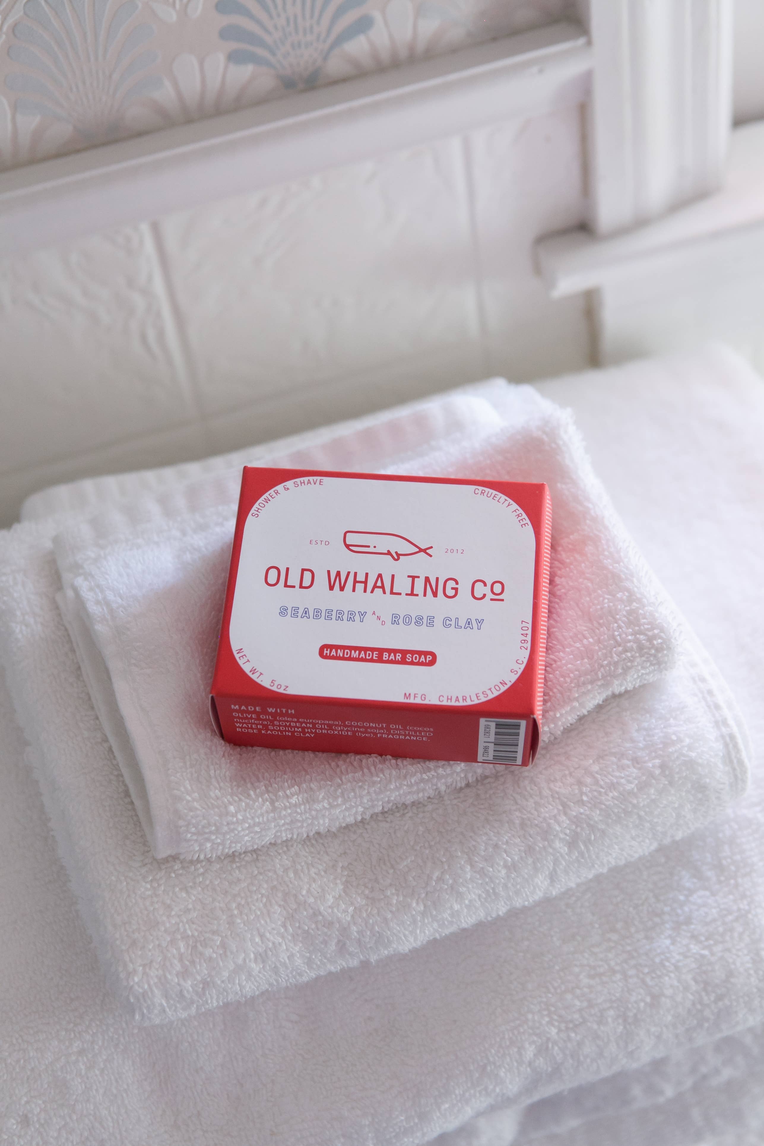 OLD WHALING CO.-Seaberry & Rose Clay Bar Soap