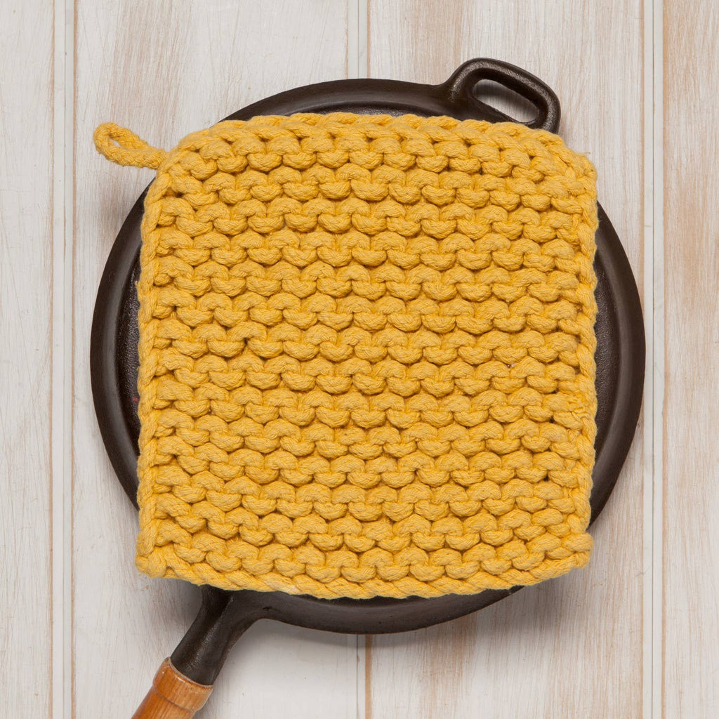 Potholder Ochre Knit