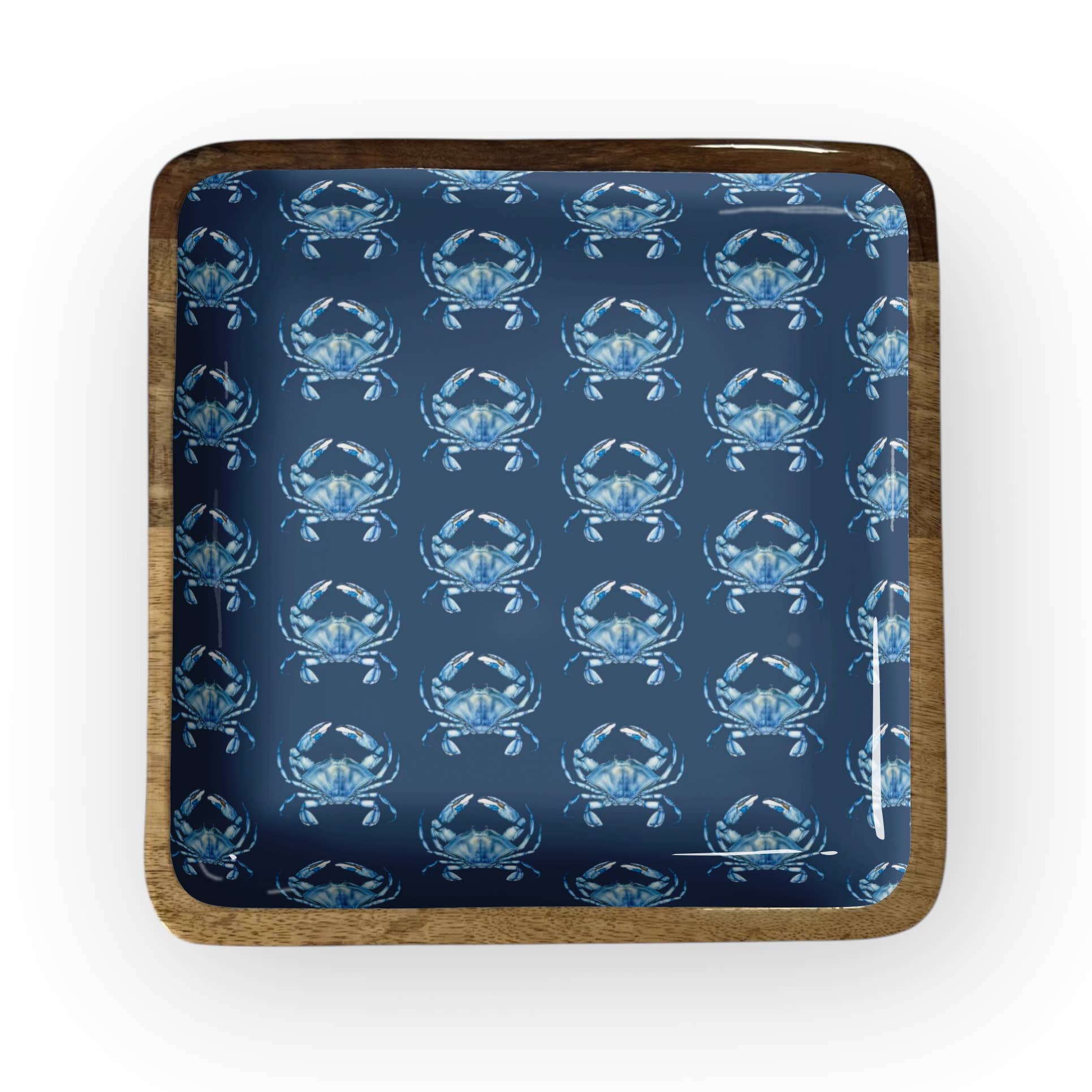 Blue Crab Square Trays -