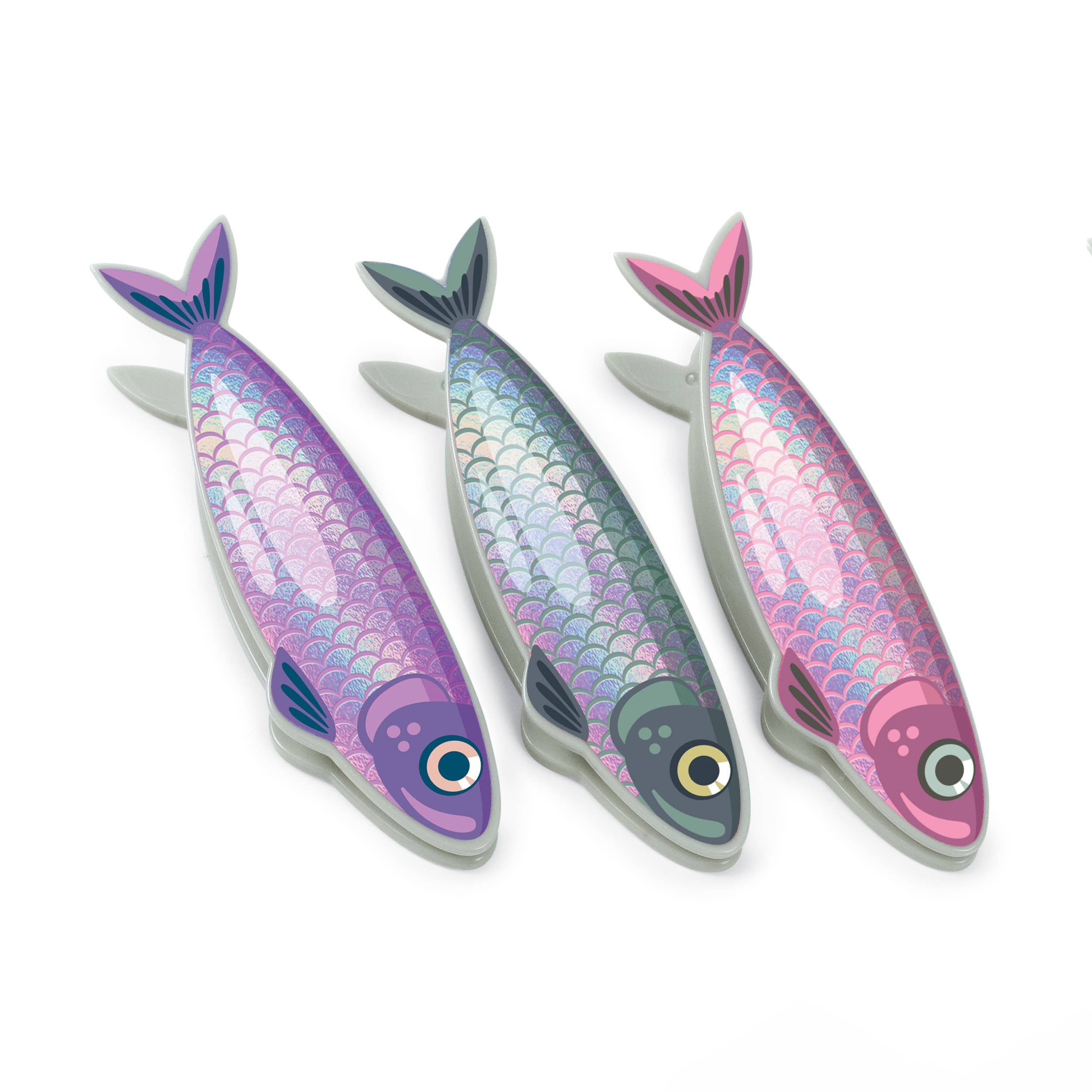 Bag Clips Sardine  - Set of 4