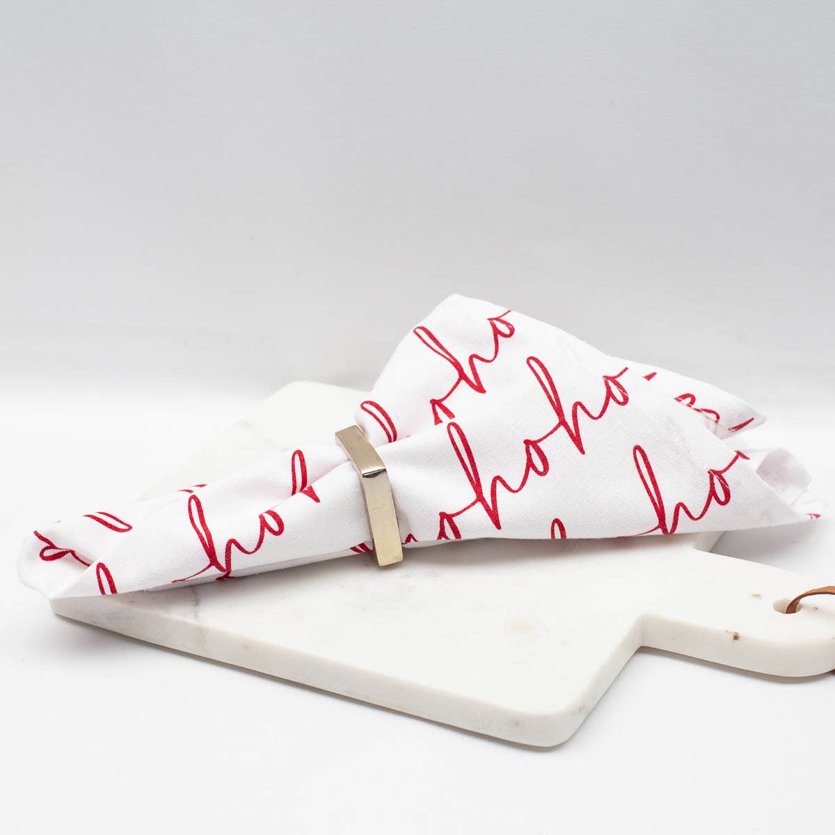HoHoHo Napkin   Red/White   18x18