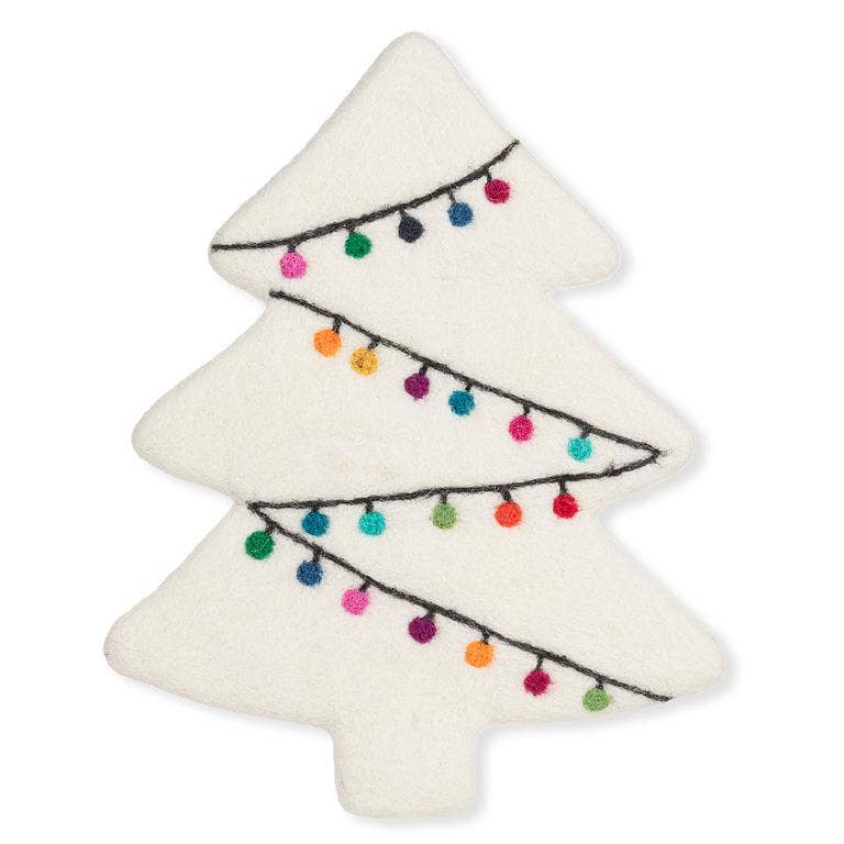 Trivet-Tree with Christmas Lights