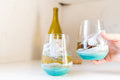 Stemless Wine Glasses- Light Blue