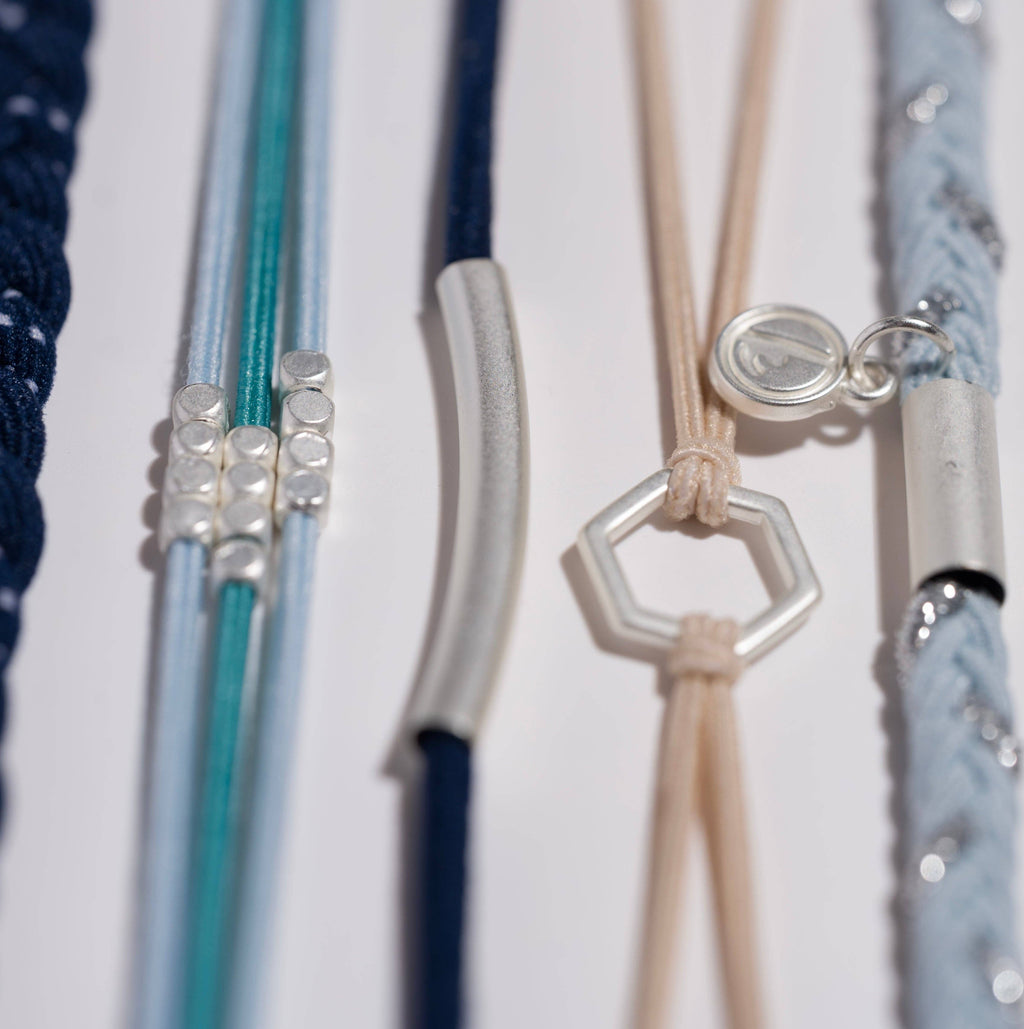 Hair Tie Bracelets: "Dream"   -large