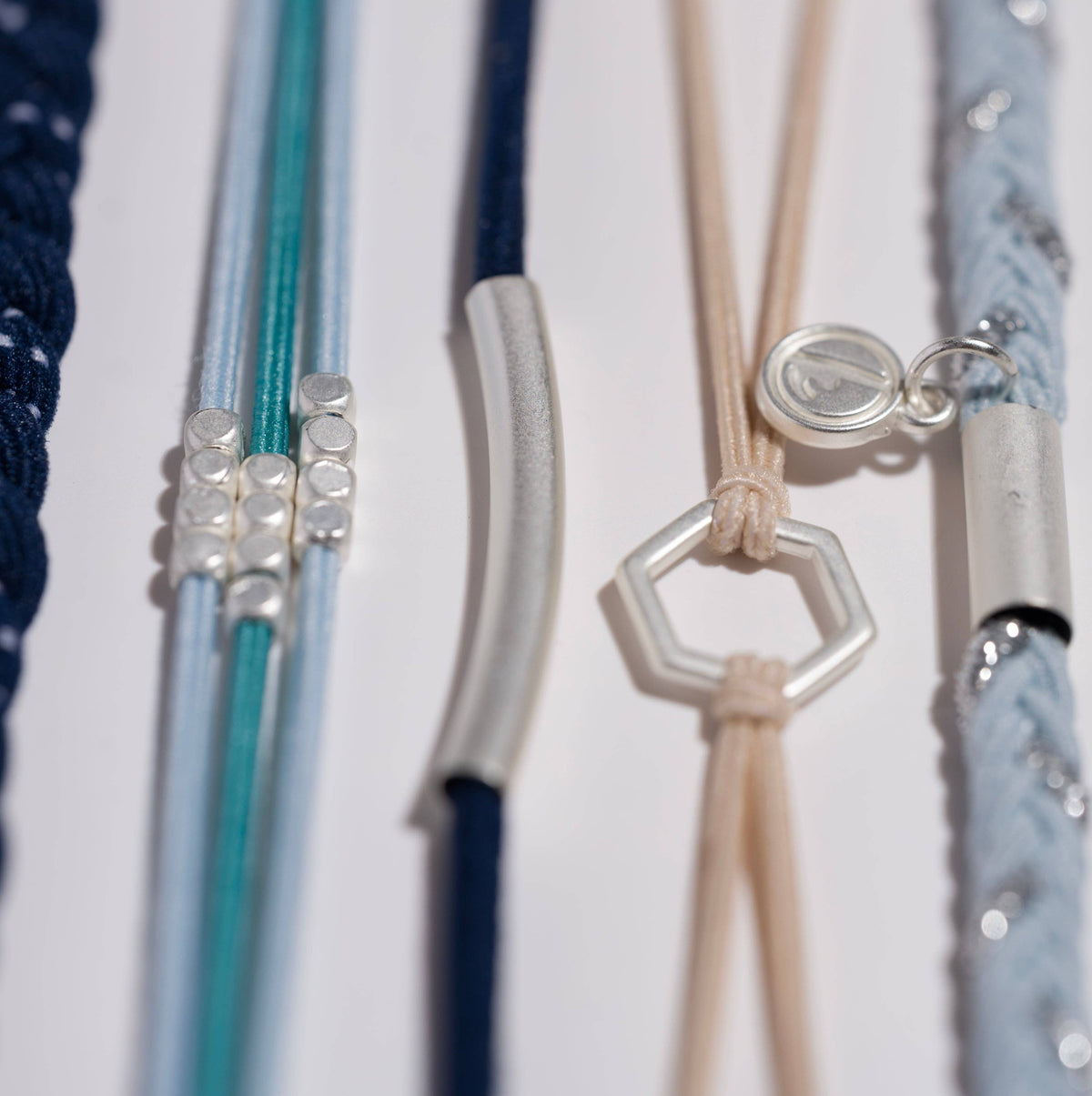Hair Tie Bracelets: "Dream"   -large