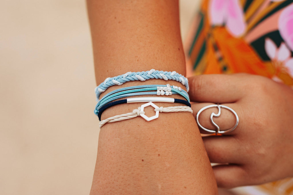 Hair Tie Bracelets: "Dream"   -large