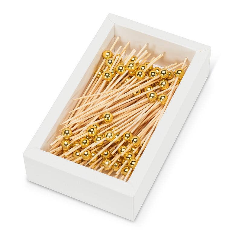 PICKS- Gold Ball Pick-4.5"L