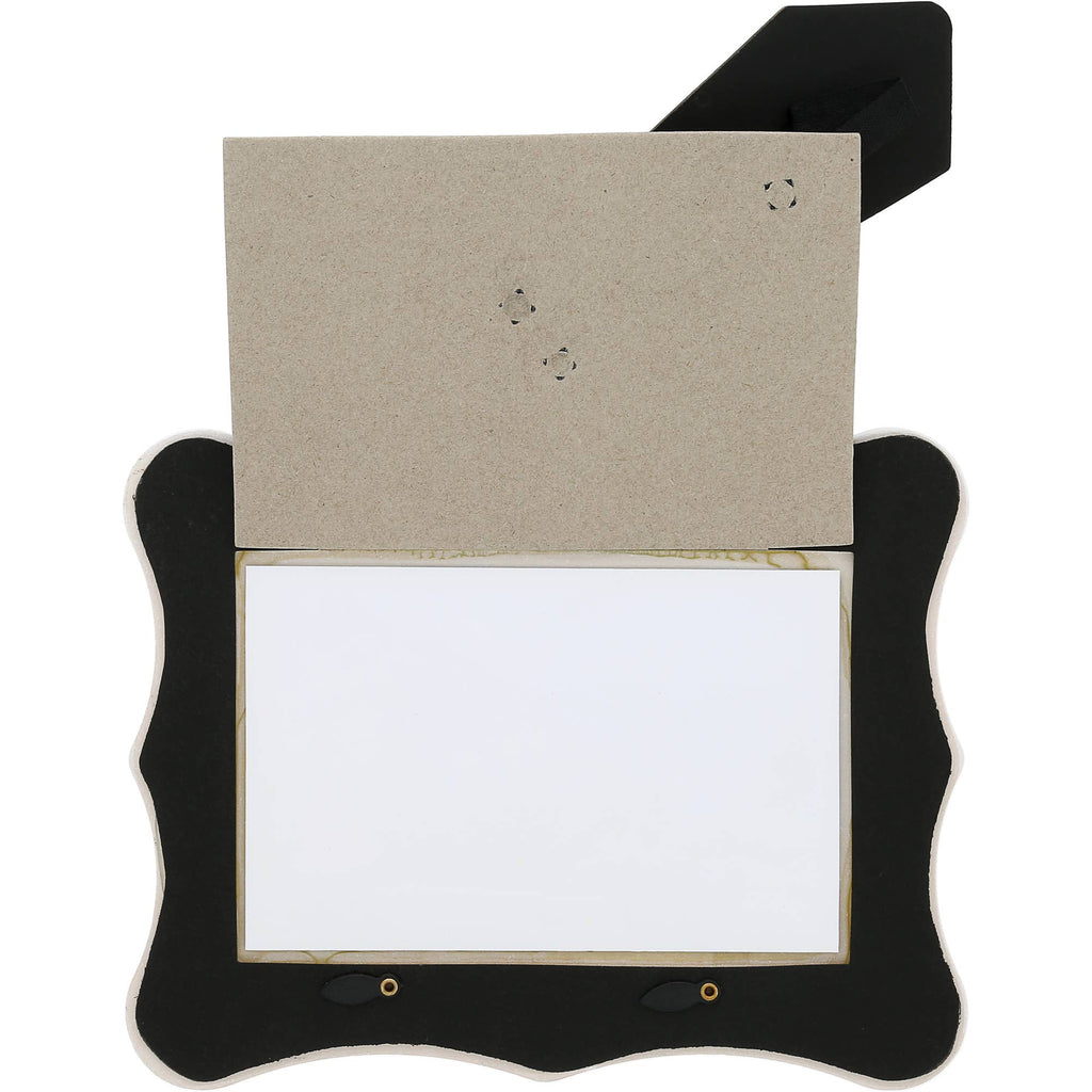 Mediterranean Yellow Pattern - 8.25" x 6.5" Picture Frame (6" x 4" Photo)