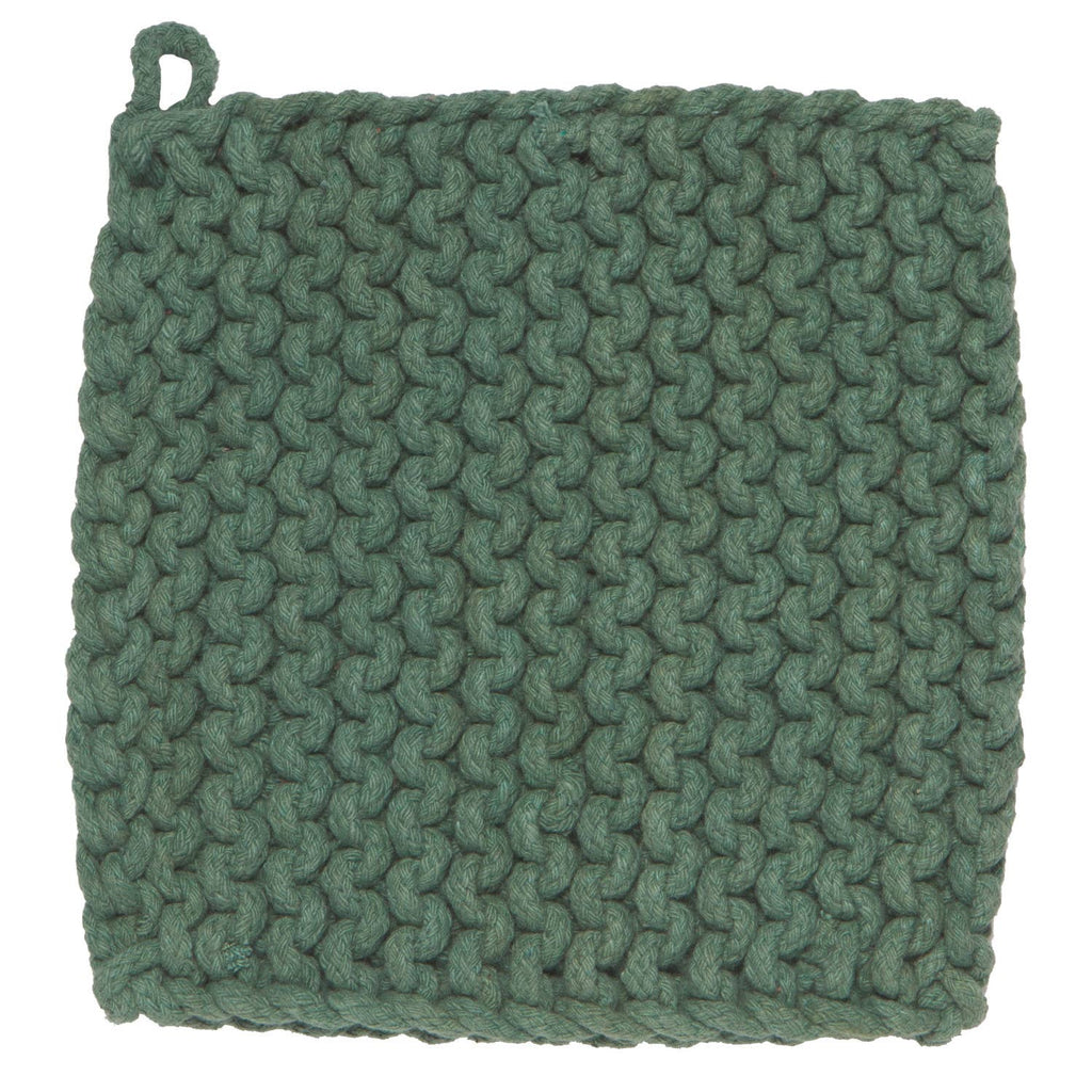 Potholder -Jade Green Knit