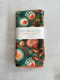 DOT AND ARMY -Desert Bloom Cloth Napkins, set of four