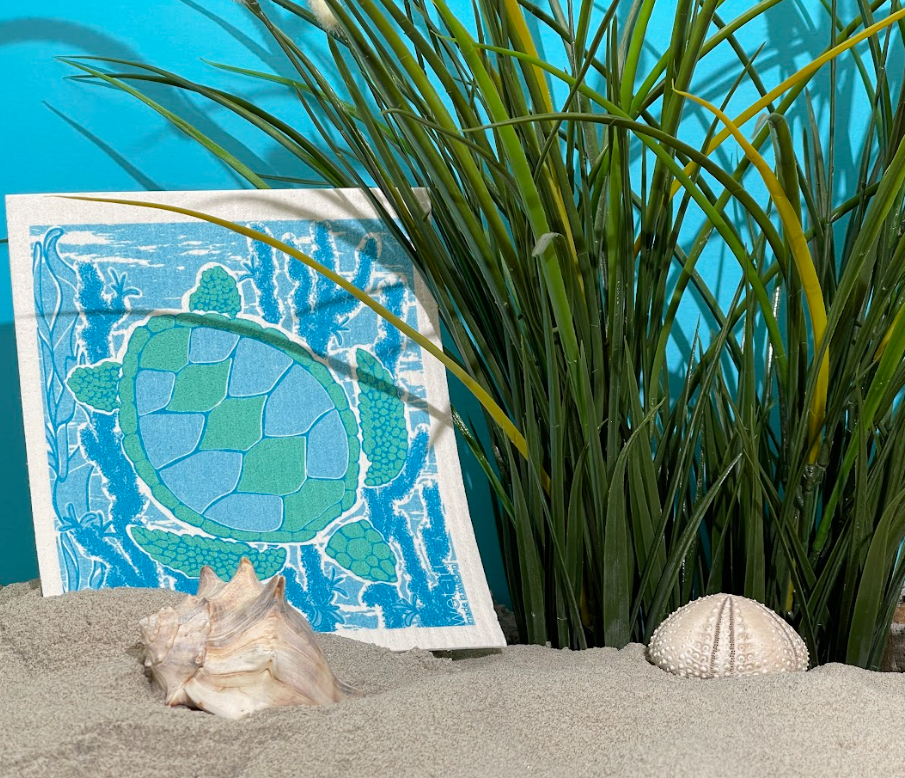 Swedish Cloth Barbs Sea Turtle