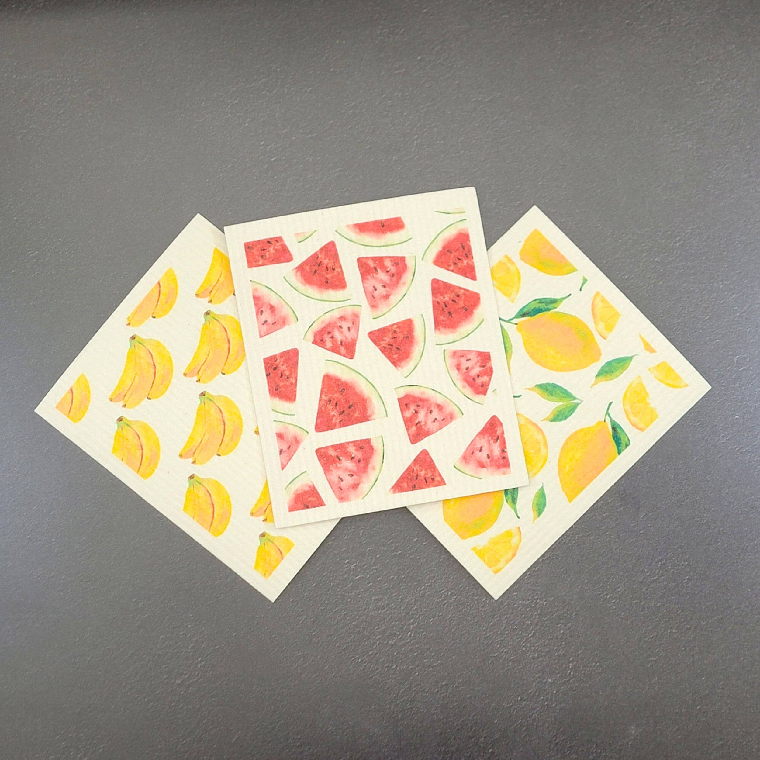 DRIFTLESS- lemons swedish dishclothes