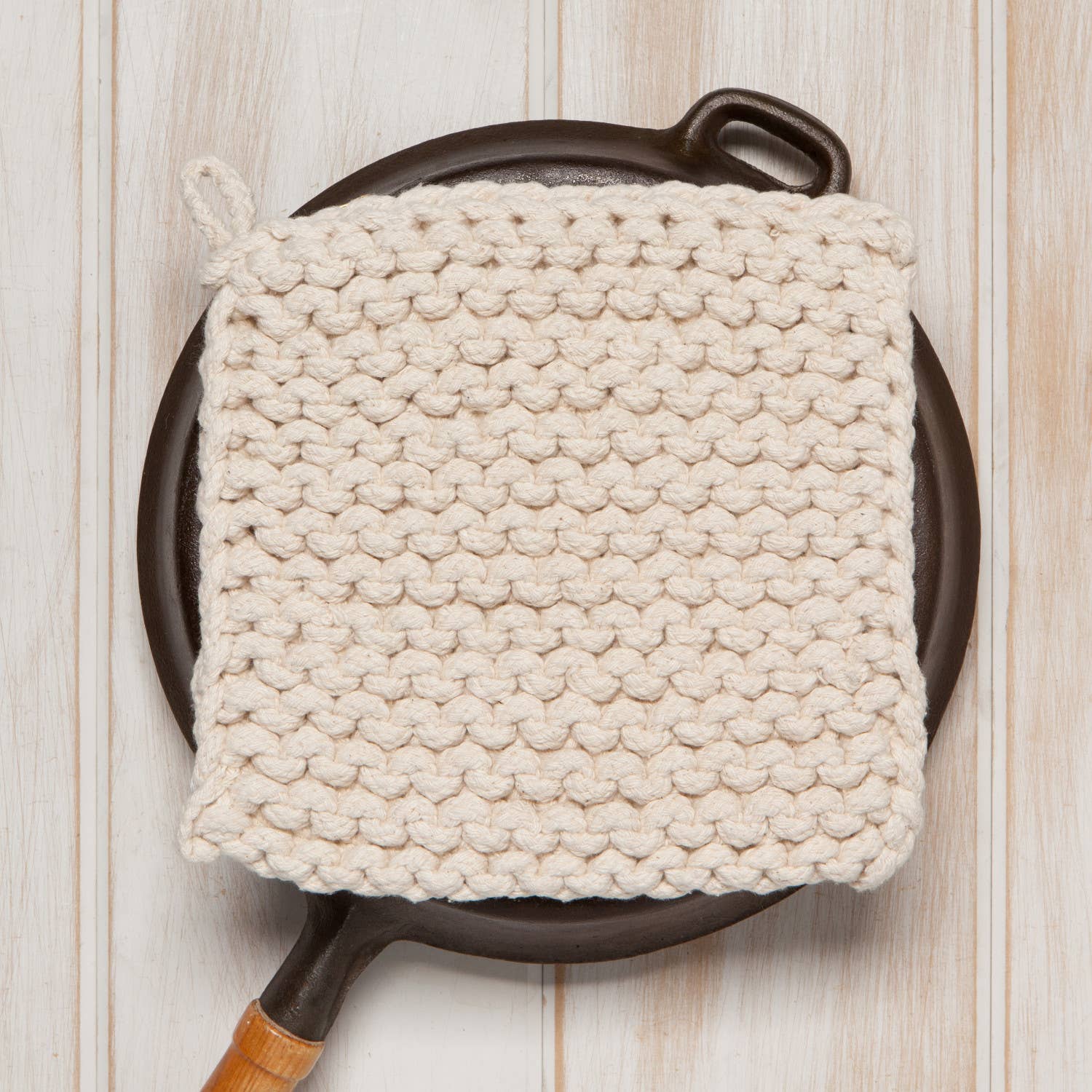 Potholder - Natural Knit