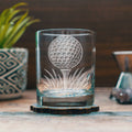 Golf Ball & Tee Drinking Glasses
