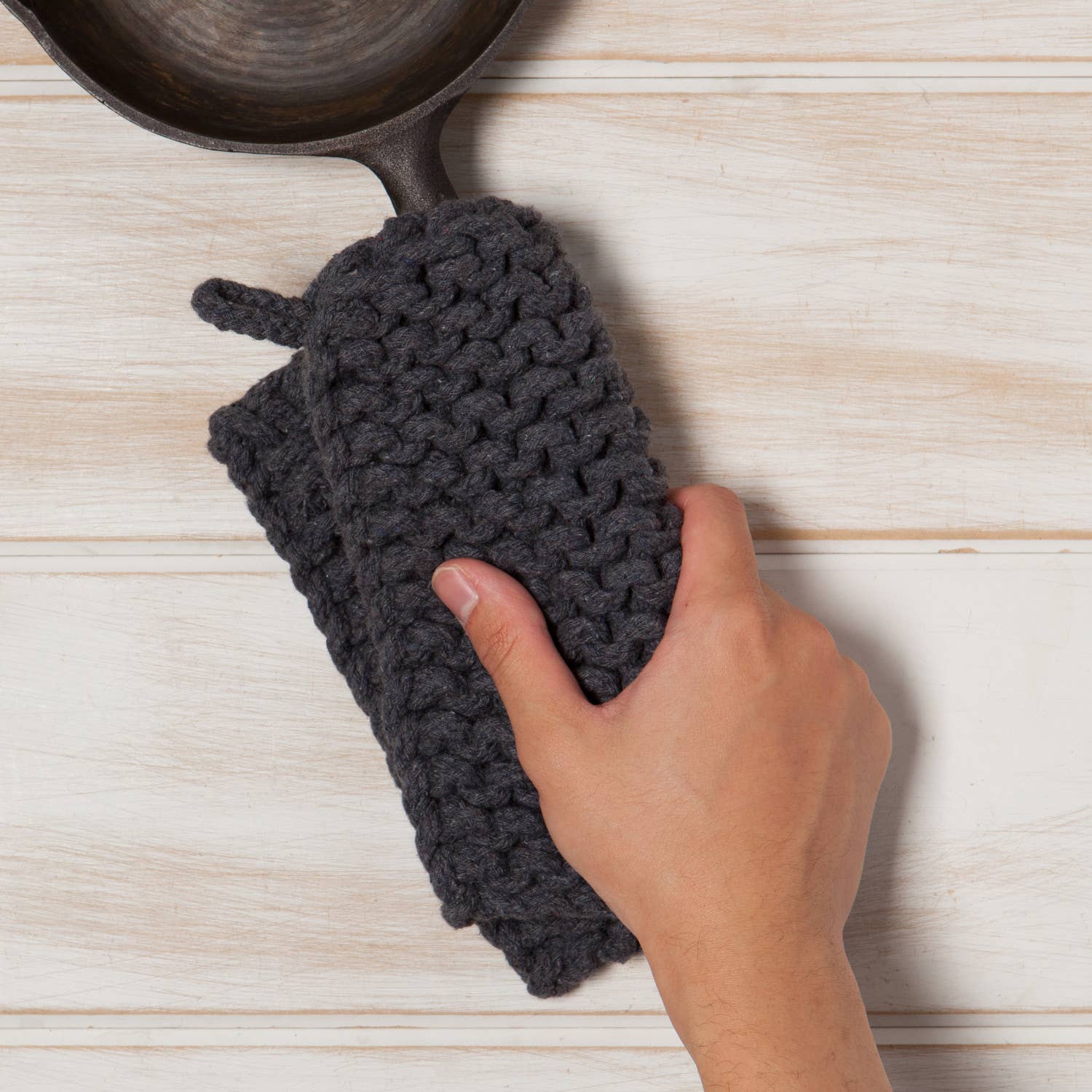 Potholder-Shadow Knit