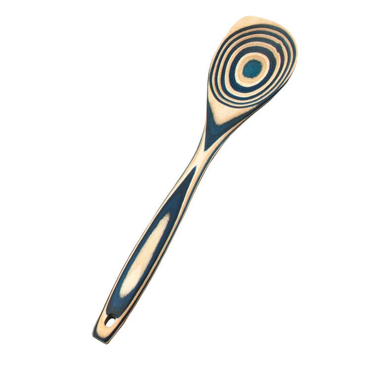Pakka Wood Corner Spoon-Blue