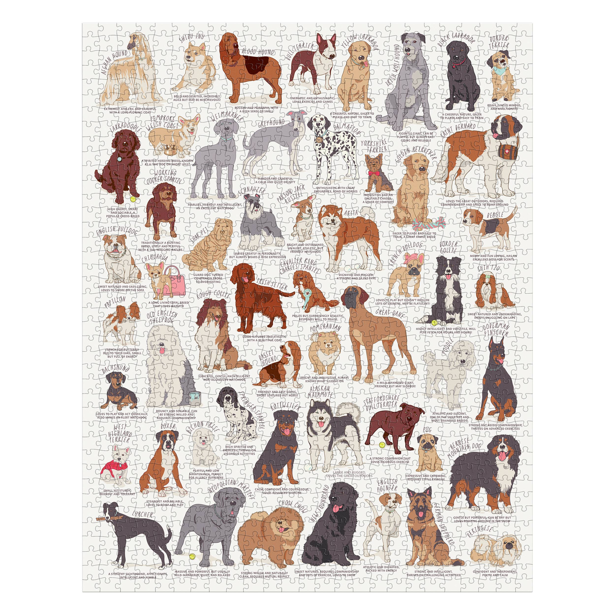 PUZZLE-Dog Lover's 1000 Piece Jigsaw Puzzle