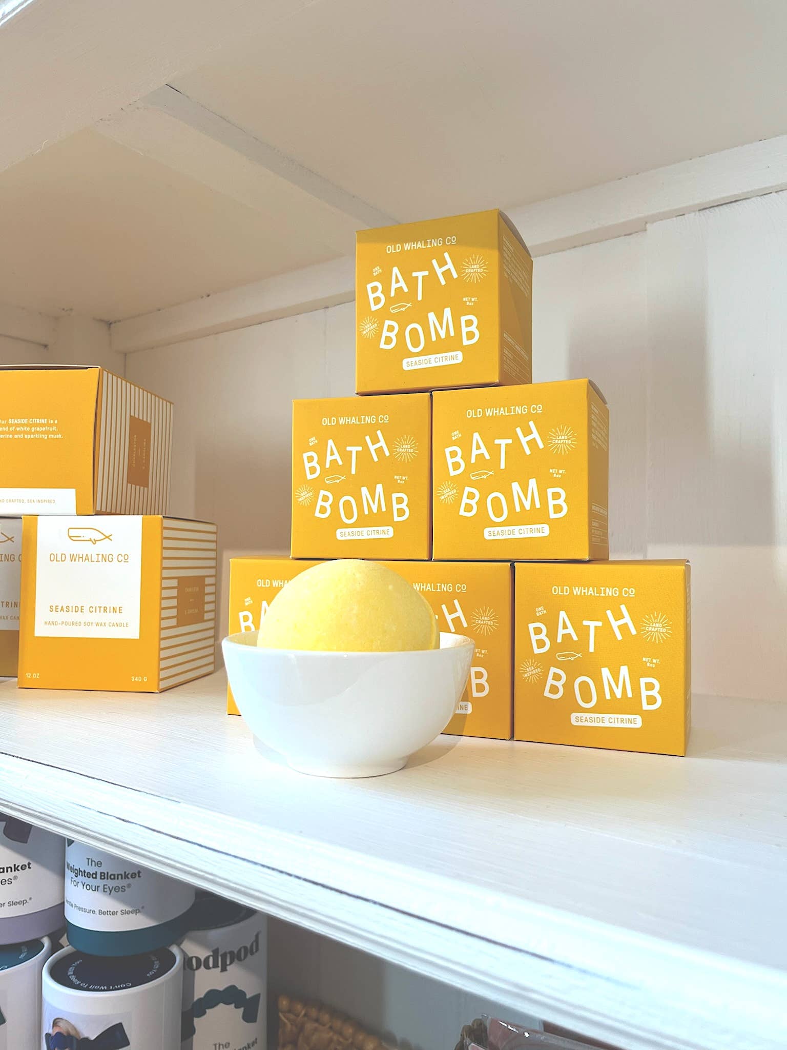 OLD WHALING CO..Seaside Citrine® Bath Bomb
