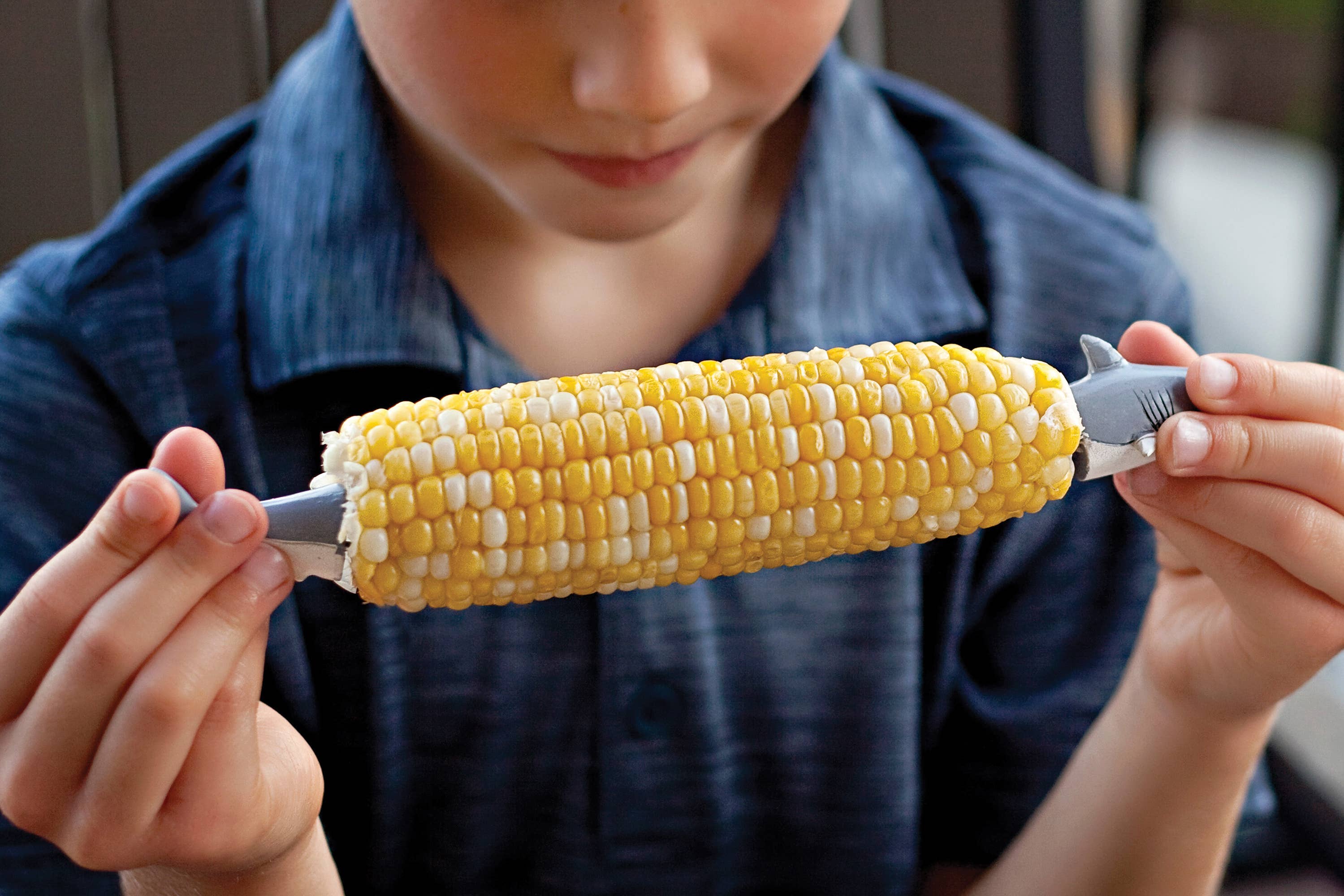 Corn Holder- Shark
