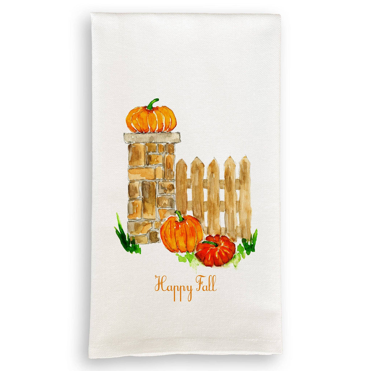 French Graffiti -Happy Fall Fence with Pumpkins