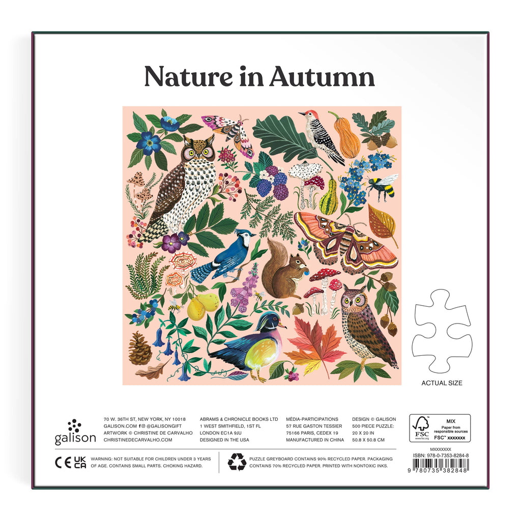 PUZZLE-Nature in Autumn 500 Piece Puzzle