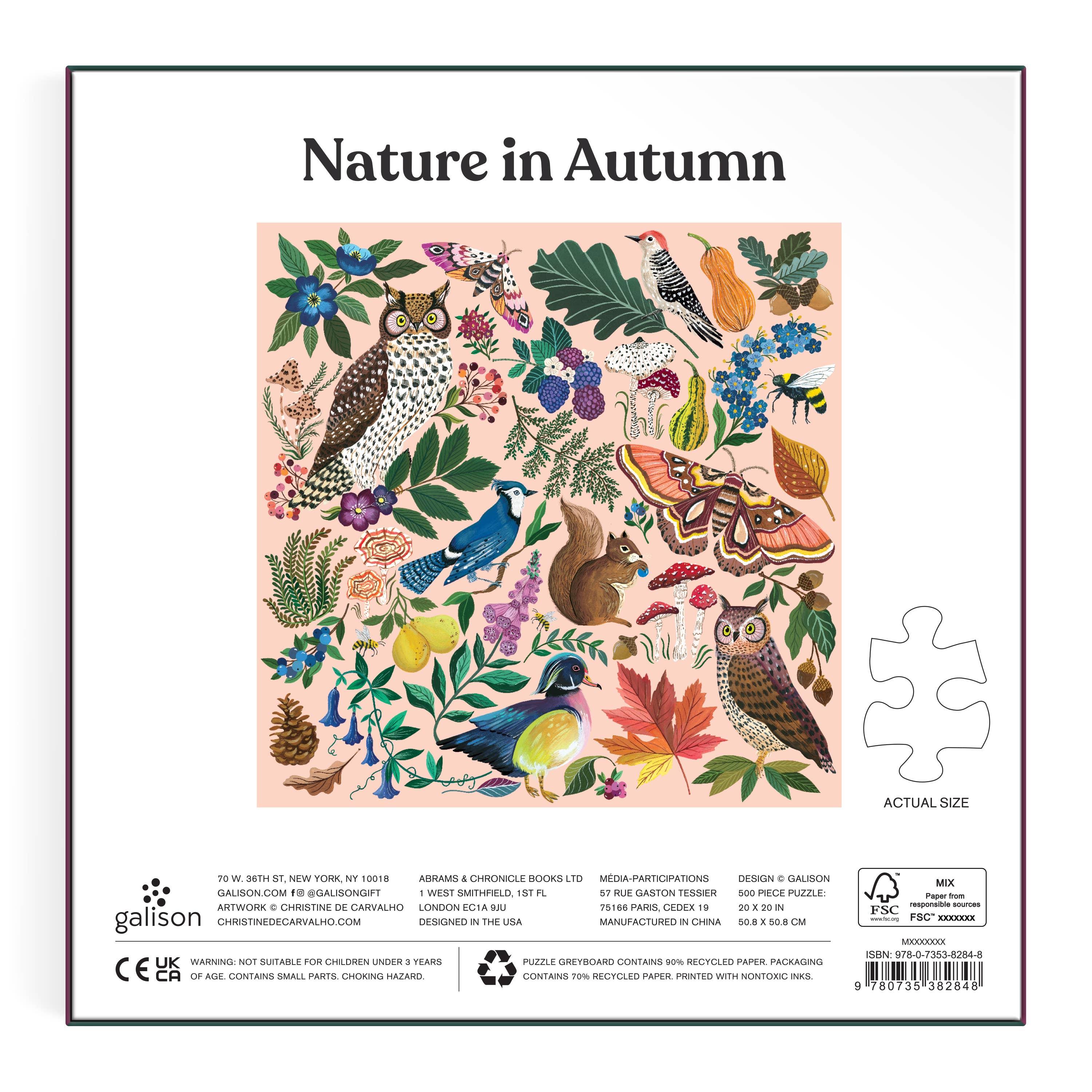PUZZLE-Nature in Autumn 500 Piece Puzzle