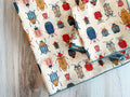 DOT AND ARMY -Beetle Cloth Napkins, set of four