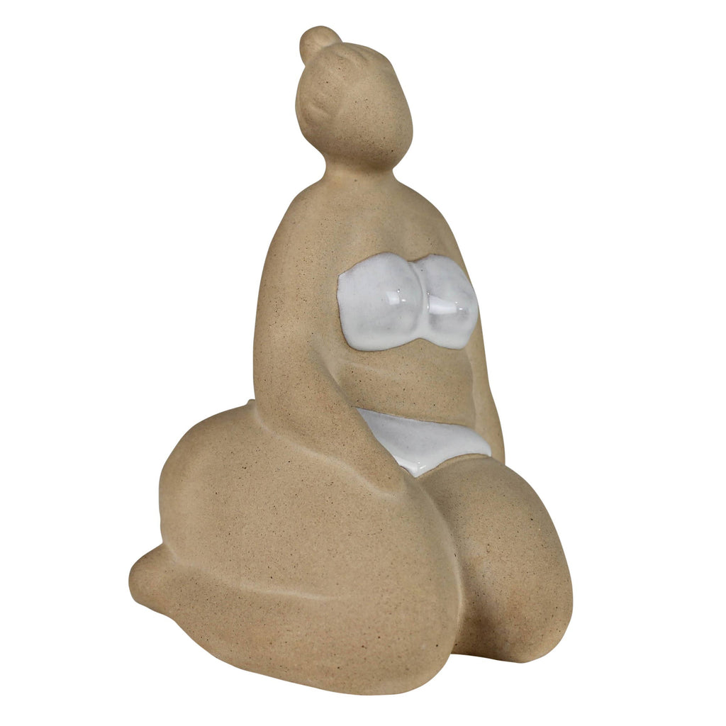 Sunbathing Lady - Sitting, Ceramic