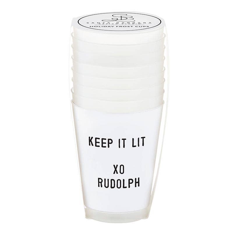Frost Cups - Lit Rudolph