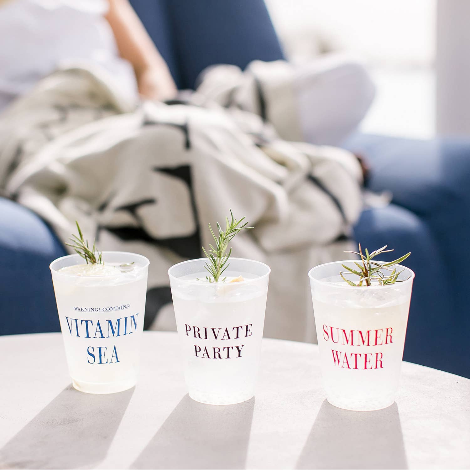 Frosted Flex Cups - Summer Water