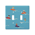 Light Switch Cover Plate -Hang Loose Surfer