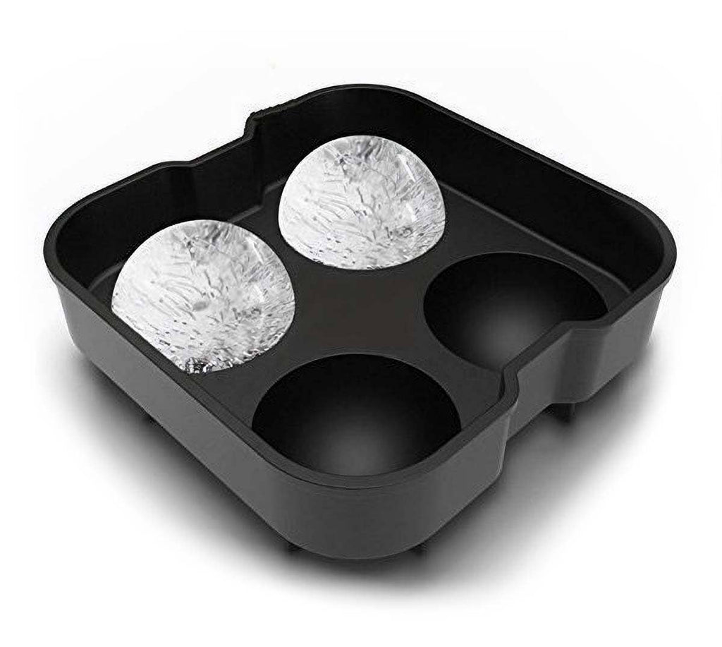 Men's Jumbo 4 Ball Ice Tray | Silicone Ice Ball Mold