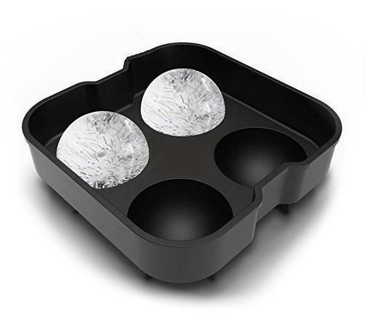 Men's Jumbo 4 Ball Ice Tray | Silicone Ice Ball Mold