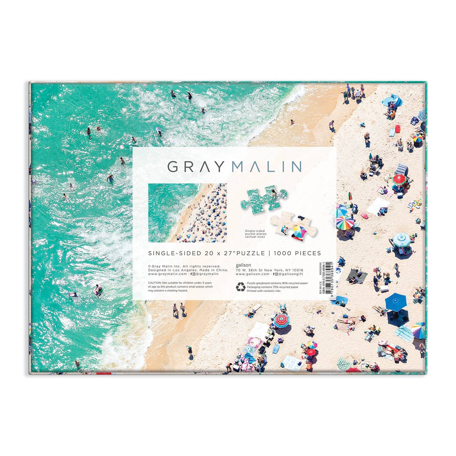 PUZZLE Gray Malin The Seaside 1000 Piece Puzzle