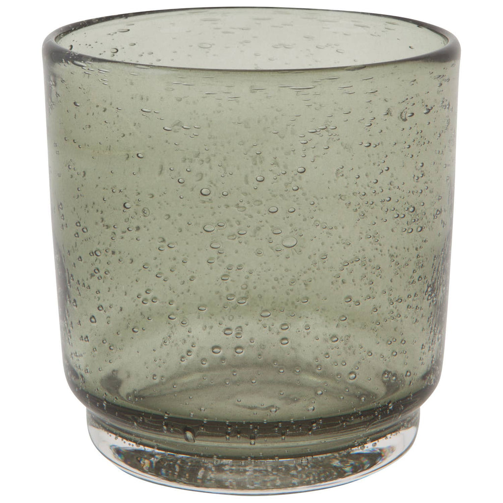 green short glasses