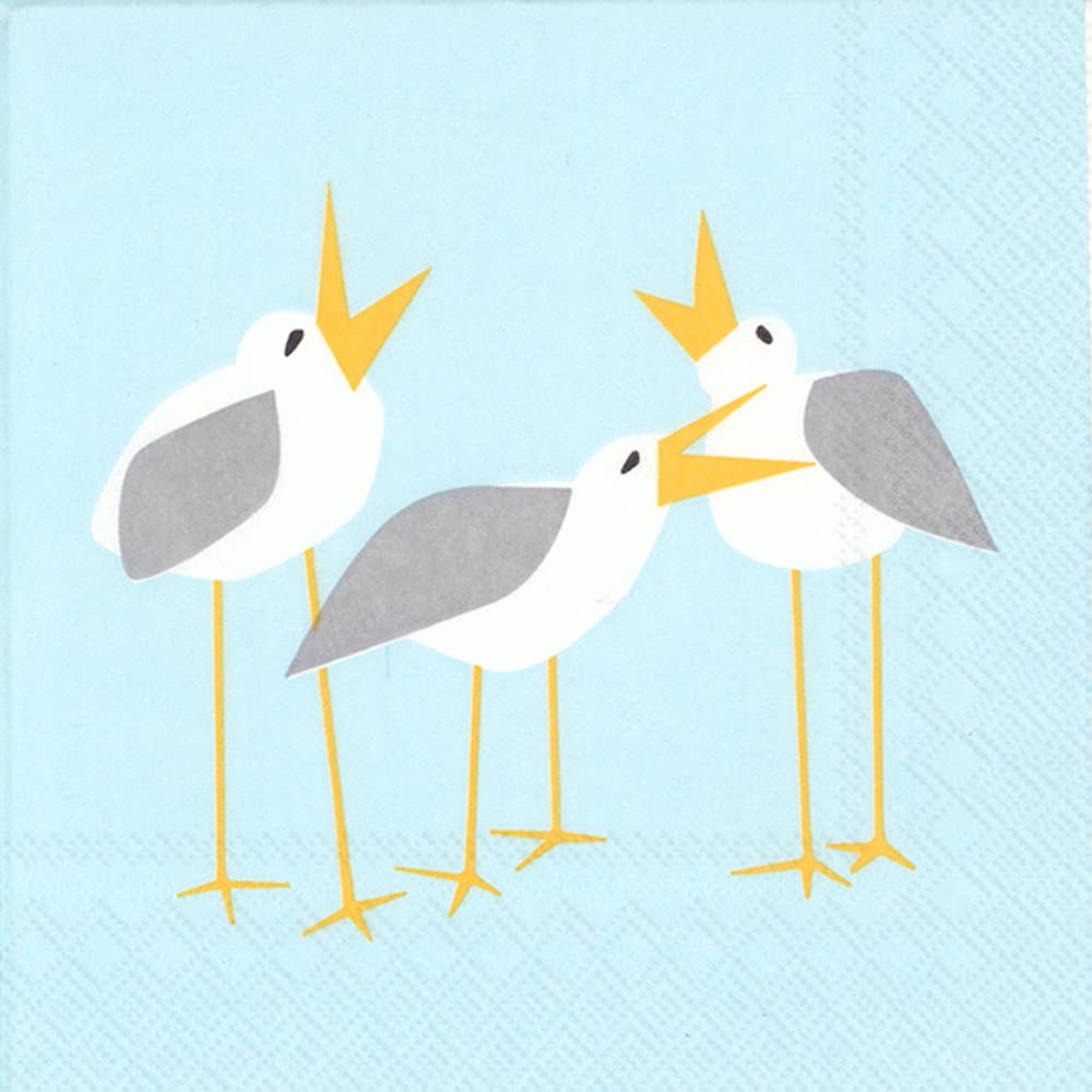 Cocktail Napkins-Seagulls