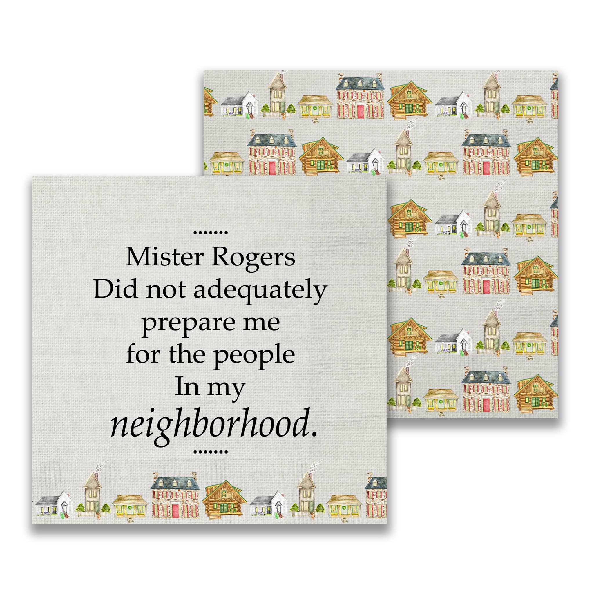Cocktail Napkin-Mister Rogers