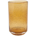 Amber tall glasses