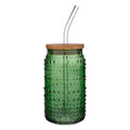Glass green Tumbler Pine