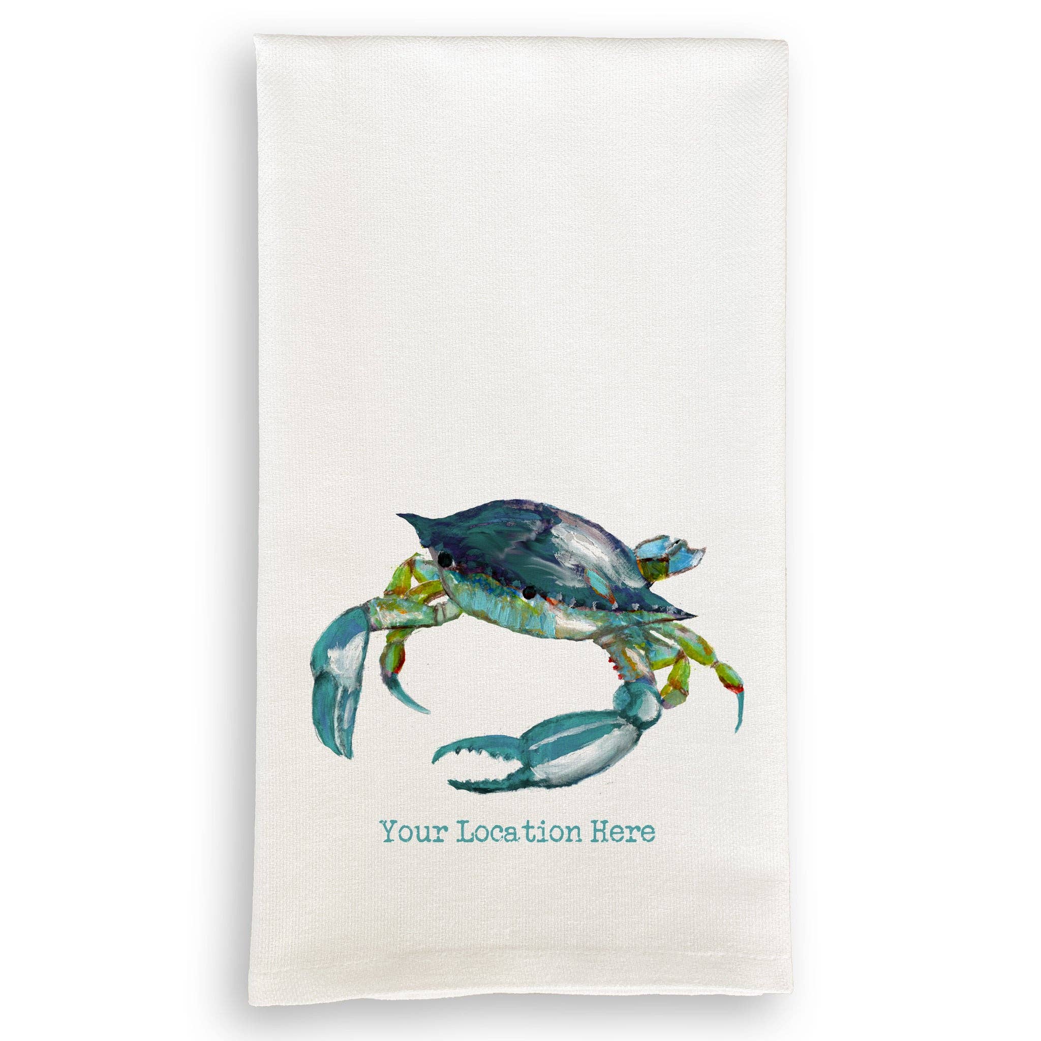 French Graffiti : Blue and Green Crab with OUTER BANKS