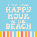 Cocktail Napkins | Happy Hour At The Beach - 20ct
