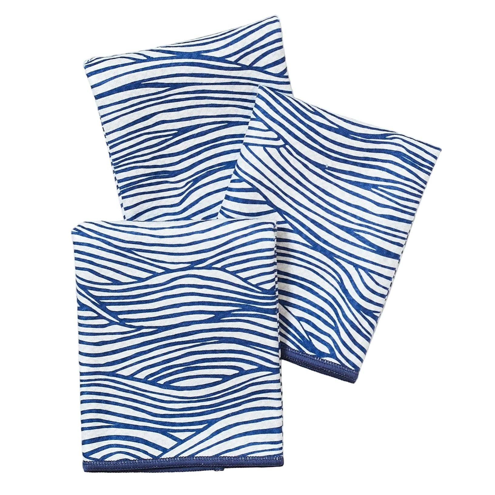 Mighty Mini Towel (Set of 3) Reversible - KN Tidepool